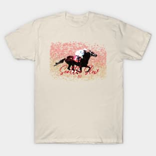 Seattle Slew 1977 Triple Crown Winner - Famous Racehorses T-Shirt